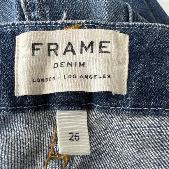 Frame Denim Released Hem Le Crop Mini Bootcut Stretch Jean in Roberts Size 26 - Picture 4 of 9